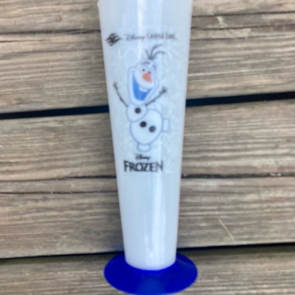 DISNEY CRUISE LINE 11” SOUVENIR CUP OLAF, ANNA, AND ELSA